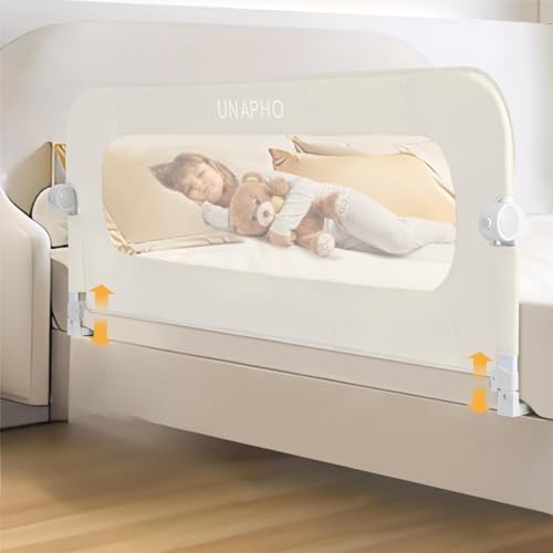 Image of Bed Rails for Toddler,Adjustable Height Bed Rail Bed Rail Guards
