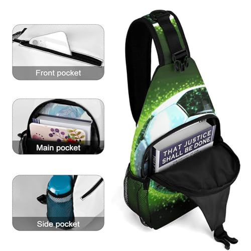 Bolso cruzado casual para hombres y mujeres miniatura 4