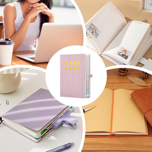Agenda A5 2026 avec couverture imperméable de qualité supérieure