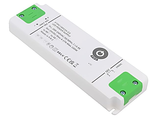 Alimentation LED 100W 24V 4,17A SNP100-24VF-2 contre scintillement