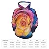 pmoyh Colorful Roses Pullover Long Sleeve Hoodie Hooded Top Casual Sweatshirt for Men and Women M #2