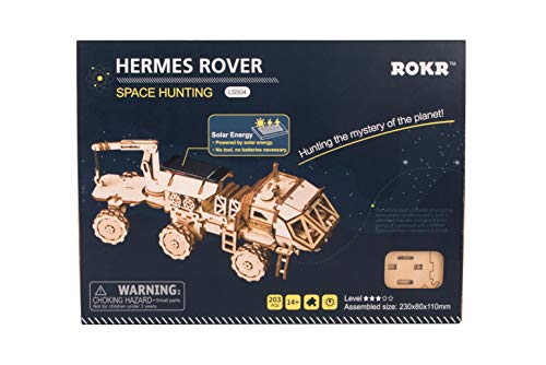 image for Hands Craft Solar Navitas Rover – DIY 3D Wooden Puzzle Model - Solar