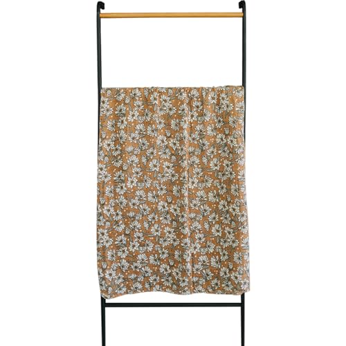 Image of Mebie Baby Magnolia Muslin Swaddle - Soft, Modern & Neutral Swaddle Blanket for Newborns (0-3 Months), Comfy Wrap & Baby Essentials
