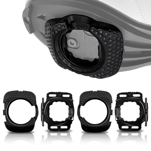 alltoo Cycling Shoes Cleats, Bike Cleats Self-Locking, Quick Release, Aerodynamic for Wahoo SpeedPlay Zero (Black)