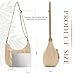 Imagen de EVEOUT Bolso Bandolera de Paja Tejido para Mujer Verano Casual Boho Bolso de Hombro Rafia Sintética para Playa Vacaciones Diario