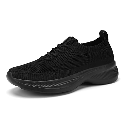 Image of Casbeam Mens Running Shoes Comfortable Lightweight Breathable Walking Shoes Lace-up Shoes Mesh Workout Casual Sports Shoes