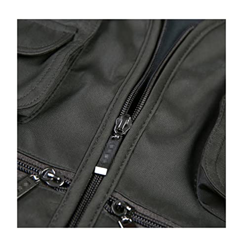 Men Multi-Pocket Classic Waistcoat, Sleeveless Unloading Solid Coat Work Vest, Photographer Mesh Vest Jacket4
