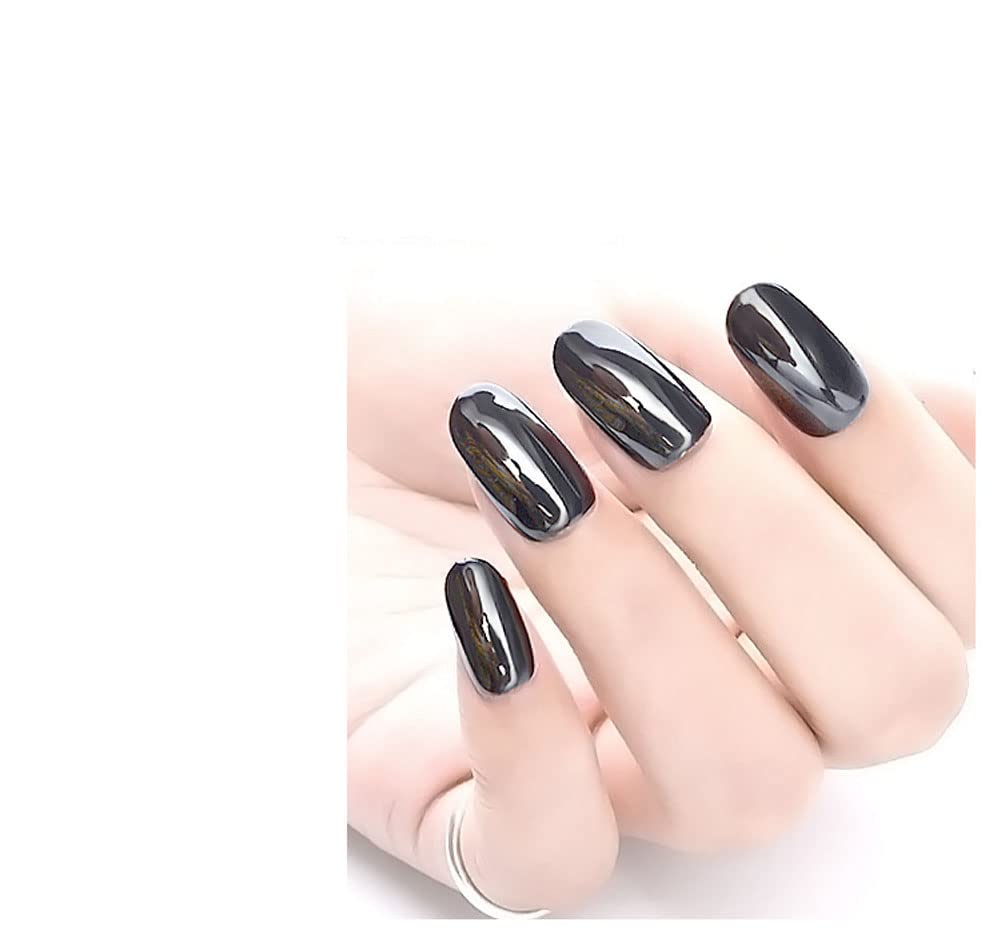 Mesiyun Nail Art Black Powder 2Pots