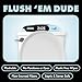 DUDE Wipes Fragrance Free Hemorrhoid Flushable Wipes - 1 Pack (48 Count) - Extra-Large, Medicated with Witch Hazel for Soothing Relief - Septic and Sewer Safe