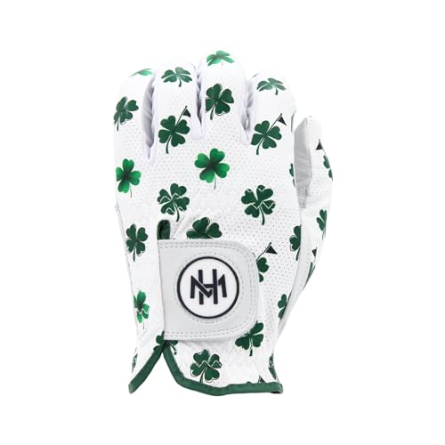 MULLIGAN HOOLIGAN Clover Luck Golf Glove Premium Cabretta Leather &