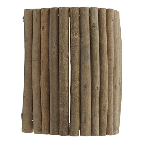 Flexible Wood Tunnel, Chew Resistant Ladder Bridge Hiding House for Hamster Gerbil Gerbil Reptile Lizard Tortoise - Image 4