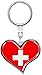 Produktbild metALUm Schlüsselanhänger aus Metall/Flagge Schweiz / 6611007SJ