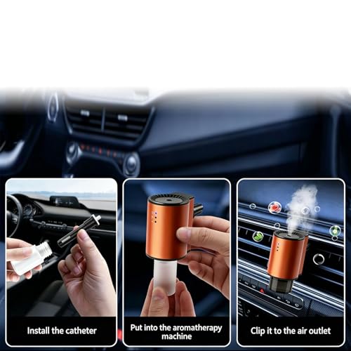 Diffuseur de parfum d'ambiance pour voiture longue durée rechargeable - 4
