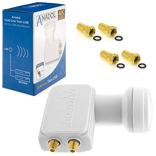 Anadol GoldLine Digital Twin LNB 0,1dB für Satellitenempfang