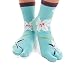 Vigo Flip-flop Socks, Japanese Tabi Toe Socks (Women Size 2-8/Men Size 1-7, Orchid)