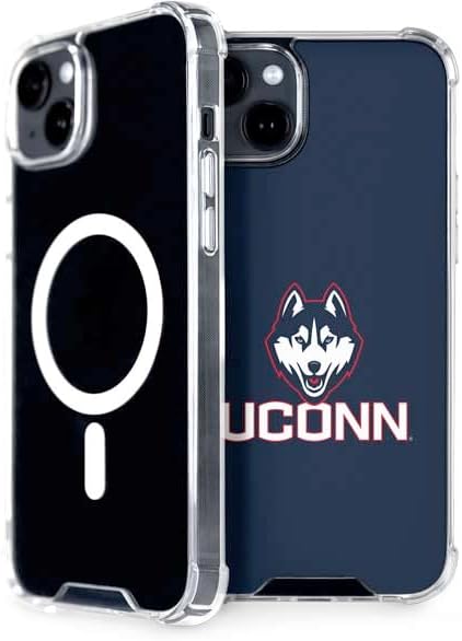 Skinit Phone Case Compatible with MagSafe iPhone 15 - Officially Licensed University of Connecticut UConn Logo Design