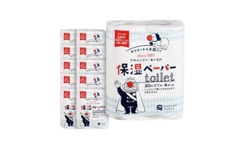 [2回定期便(3ヵ月に1回お届け)] 保湿ペーパー アヴォンリー キース トイレットペーパー ダブル 30m 40ロール (4ロール×10パック)