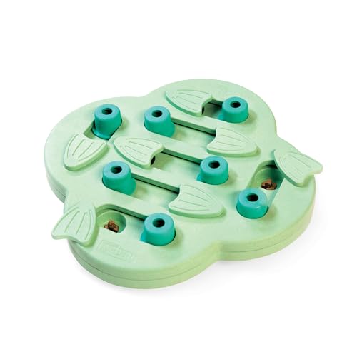 Outward Hound Nina Ottosson Puppy Hide n' Slide - Dispensador Interactivo de recompensas - Rompecabezas para Perros - Verde