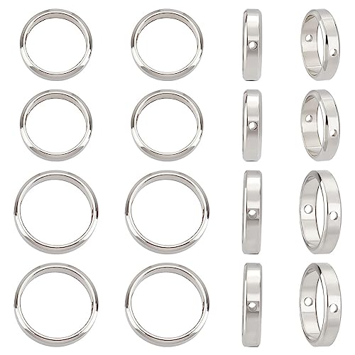 Perles fabrication bijoux acier inoxydable 201 colliers et boucles