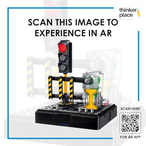 Image of Digital Traffic System DIY Kit | Build, Learn & Play | STEM Toy for Kids Age 8+ | Explore Anti-Collision Systems with AR Experience | Fun Educational Game