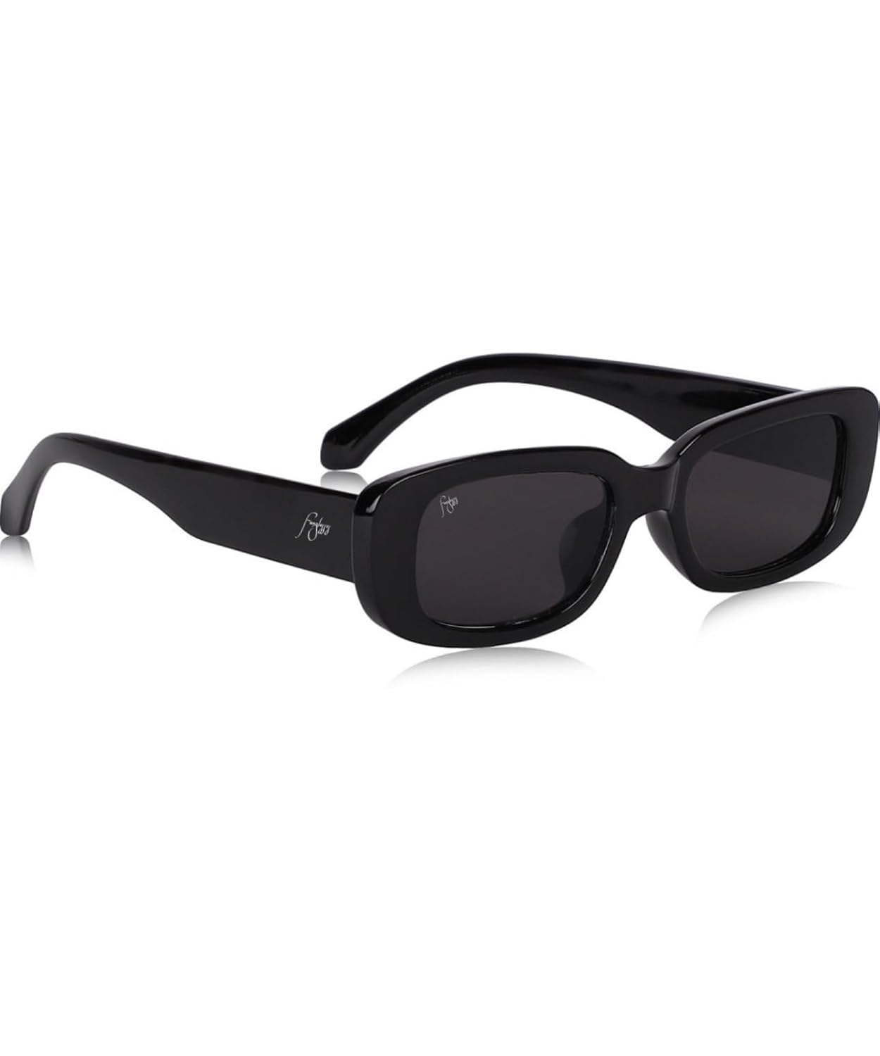 FUNGLASSES Rectangle Sunglasses for Women Men Trendy Y2k Retro 90s Sun Glasses UV400 Protection Cool Square Frame