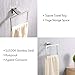 KES Bath Towel Ring Towel Hanger SUS 304 Stainless Steel Bathroom Accessories Contemporary Hotel Square Style Wall Mount, Brushed Finish, A2480-2