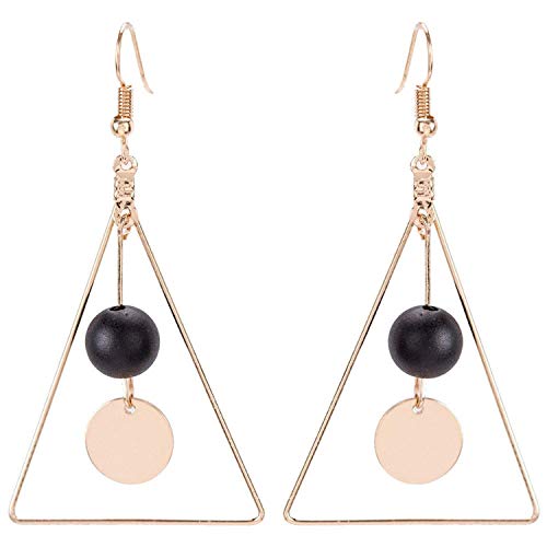 Preisvergleich Produktbild Katylen Earring Trendy und einfache geometrische Mädchen Ohrringe Persönlichkeit Dreieck Ohren lang, Mädchen Ohrringe Gadgets