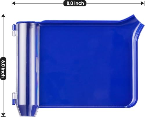 Image of Medarchitect 4PCS Right Hand Pill Counting Tray with Spatula, BlueMedarchitect Right Hand Pill Counting Tray with Spatula (Blue - L Shape)