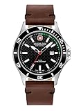 3 manos – fecha Swiss Military Hanowa Reloj Analógico para Unisex Adultos de Cuarzo con Correa en Acero Inoxidable 06-4161.2.04.007.06