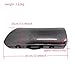 Conboxus Professional Double Case Violin(4/4) & Viola(16-17inch) Carbon Fiber,With Password Lock,2 Adjustable Straps,4 Bow Holder (black)