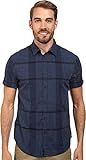 Calvin Klein Jeans Men's Thunder Plaid Short-Sleeve Woven Shirt