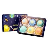 Coffret De 6 Bombes De Bain Effervescentes - Nettoyage En Profondeur Et Relaxation | Ďe Bain Effervescents Pour Le Soin Đe La Peau Et La Réduction Du Stress | Idée Cadeau Pour Femme, Maman Ou Pet