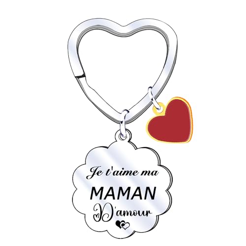 XWXWXW Mother's Day Gift Mum Key Ring Mum Birthday Gift Mum Gift Mum Christmas Gift Personalised Gift Idea Gifts for Mum, 2, L