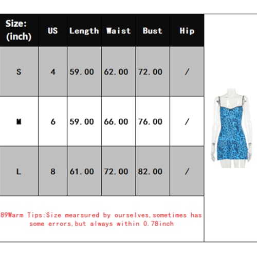 Vestido feminino de verão azul com estampa de leopardo, renda, sem mangas, colado ao corpo, para fes