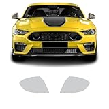 FDAIUN Protector de pantalla transparente de TPU para espejo de coche, sin burbujas, con accesorios de instalación para Ford Mustang Mach1 2022 2023, 2 unidades