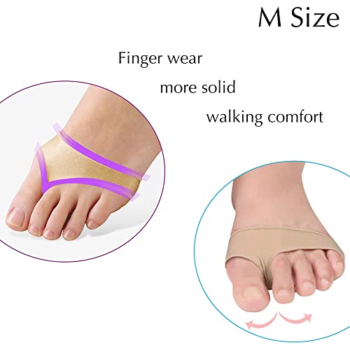 Image of SooGree Ball of Foot Cushions 2 Pairs Metatarsal Pads for Women Men Foot Pads Soft Gel Forefoot Pads of Soft Fabric - Prevent Pain and Discomfort