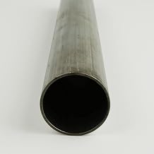 316 Stainless Steel Tube-Round, Unpolished Mill Finish, Welded, ASTM A269, ASTM A249, ASME SA-249, 2.5" Outside Diameter, 0.065" Wall Thickness, 2.37" Inside Diameter, 12" Length, OnlineMetals