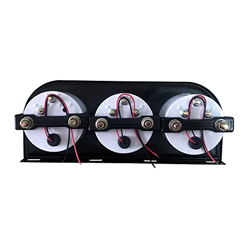 Sreuoil RSC200 52Mm 3 In1 Car Meter Auto Gauge Kit(8-16V Volt Meter +100-250℉ Water Temperature Gauge+ 0-100 Psi Oil Pressure Meter) Triple Auto Dashboard Gauge Set thumb #7