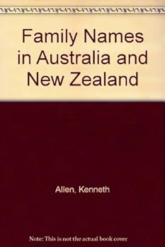 Paperback Family names in Australia & New Zealand Book