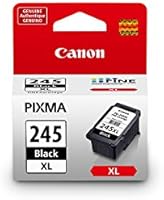 Canon PG-245 XL Black Ink Cartridge Compatible to iP2820, MG2420, MG2924, MG2920, MX492, MG3020, MG2525, TS3120, TS302,...