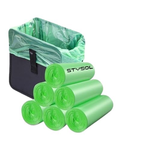 Image of Premium (Green) Garbage Bags for Dustbin /Trashbin | Small 19 x 21 Inches | 30 Pcs X Pack of 8 Rolls (240 Pcs) - Box Packing