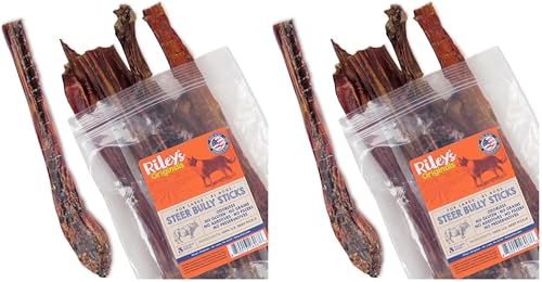 Riley's Steer Bully Sticks for Large Dogs