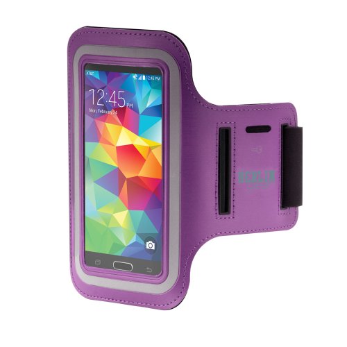 Berlin Gear Universal Armband with Key Pocket Case - Purple