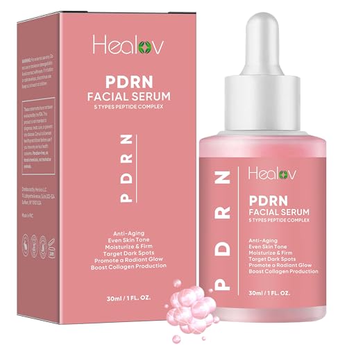 PDRN Serum – Rejuvenating Peptide Face Serum with Salmon DNA – Korean Skincare for Anti-Aging...