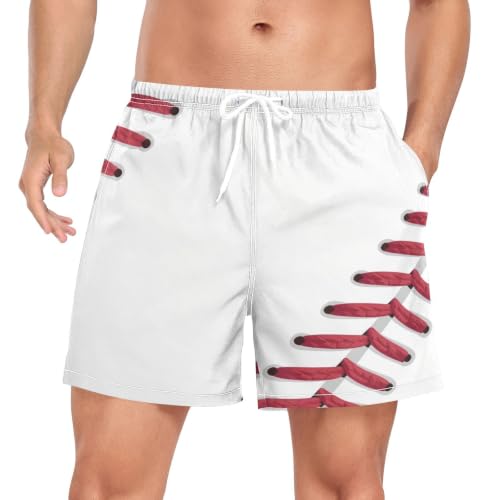 Pantalones cortos de natación de secado rápido para hombre estilo béisbol