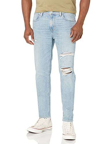 HUDSON Jeans Men's Zack Super Skinny Jean, Light Plaster, 42