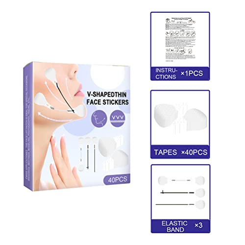 HUSHUI Adesivo per il Viso Invisibile a Forma di