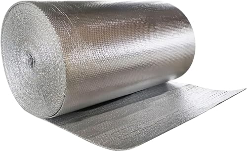 Thermal Foil Insulation Rolls, Radiator Insulation Foils, Wall, Roof, Floor, Loft Insulation Foils(1m)