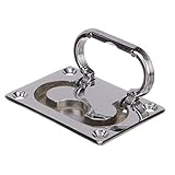 Seachoice Flush Mount Lifting Handle, Chrome-Plated Brass, 3 In. X 2-1/8 In.