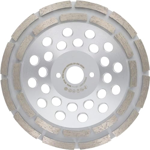 PRODIAMANT Diamant-Schleiftopf 180mm Beton universal 180 mm x 22,2 mm Schleifteller doppelreihig Bauhöhe 31mm
